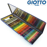 GIOTTO Italy Color Pencil Set 46-color Iron Box Packed 50 Pieces of High-end Gift Drawing Color Lead Drawing Art Set