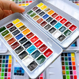 German Schminck artist watercolor paint 27 colors 0.5ml 1ml 2ml iron box acuarela aquarela drawing art supplies student supplies