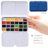 German Schmincke student Level 24 color solid watercolor paint 0.8ml Art Paint mini pack