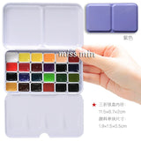 German Schmincke student Level 24 color solid watercolor paint 0.8ml Art Paint mini pack