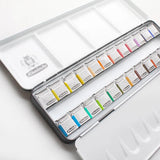 Germany Schmincke College-level Solid Watercolor Paint 12,24-color Metal Box Painting Supplies