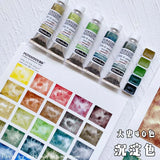 Germany Schmincke precipitation color watercolor paint sub-packaging new artist acuarela 1ml 2ml painting art supplies