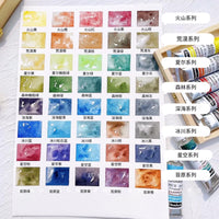 Germany Schmincke precipitation color watercolor paint sub-packaging new artist acuarela 1ml 2ml painting art supplies