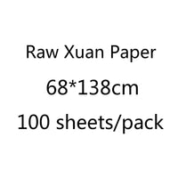 Gilding Xuan Paper Chinese Traditional Calligraphy Rice Paper Calligraphy Writing Chinese Painting Half-Ripe/Ripe/Raw Xuan Paper