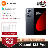 Global Rom Xiaomi 12S Pro 12 S Pro Snapdragon 8+ Gen 1 6.73 “AMOLED Display 50MP Triple Camera 120W Fast Charging