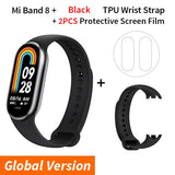 Global Version Xiaomi Mi Band 8 Heart Rate Blood Oxygen Monitoring 1.62" AMOLED Touch Display 150+ Fitness Modes 190mAh Battery