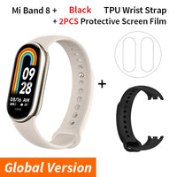 Global Version Xiaomi Mi Band 8 Heart Rate Blood Oxygen Monitoring 1.62" AMOLED Touch Display 150+ Fitness Modes 190mAh Battery