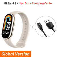 Global Version Xiaomi Mi Band 8 Heart Rate Blood Oxygen Monitoring 1.62" AMOLED Touch Display 150+ Fitness Modes 190mAh Battery