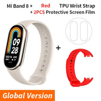 Global Version Xiaomi Mi Band 8 Heart Rate Blood Oxygen Monitoring 1.62" AMOLED Touch Display 150+ Fitness Modes 190mAh Battery