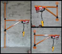 Grua Elétrica Portátil Do Guindaste, Pequena Máquina De Elevação, Suporte De Fixação De Parede, Edifício Doméstico