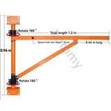 Grua elétrica montada na parede portátil, Guindaste doméstico pequeno, Mini interior, Suporte especial