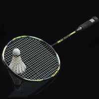 Guangyu 4U offensive badminton racket with secondary reinforcement, 32 pound carbon fiber backcourt smash professional racket