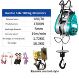 Guindaste inteligente pequeno portátil do levantamento da grua para a casa, corda suspendida do fio de aço