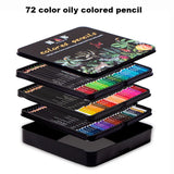 H & B-Lápis Coloridos Conjunto para Adultos, Livros para colorir, Nontoxic Art Craft Supplies, Ideal para Desenho Blending Shading, 24 Pcs, 72 Pcs, 120 Pcs, 180Pcs