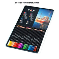 H & B-Lápis Coloridos Conjunto para Adultos, Livros para colorir, Nontoxic Art Craft Supplies, Ideal para Desenho Blending Shading, 24 Pcs, 72 Pcs, 120 Pcs, 180Pcs