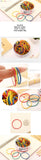 10Packs Colored Round Rubber Band Ring N.W 50g Office Accounting Bundling Tools High Elasticity Easy to Distinguish Home 3219