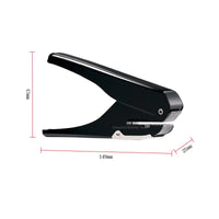 AOOKMIYA Oval Hole Punching Machine Business Card/document Card Paper Punches for Card Making Paper Hole Punch Office Supplies