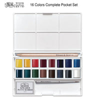 WINSOR&NEWTON Cotman 16 colors  solid Watercolor Paint  Pigment Set