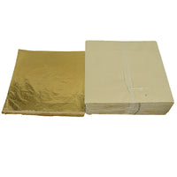 AOOKMIYA 1000 sheets 16x16cm Art Craft Paper Imitation Gold Sliver Genuine Copper Leaves - Foil Paper for Gilding Craft Decoration