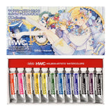 Japanese original HOLBEIN SHIYU joint watercolor paint artist transparent aquarelle 12-color set