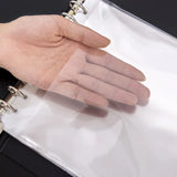 HD Transparente A5 Binder Folhas Paisagem Orçamento Binder Mangas A3 A4 Classeur PVC Bolsos