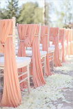 100Pcs Satin Peach  Sashes+100pcs peach napkin + 10pcs runner Free Shipping