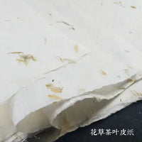 Half Ripe Rice Paper Calligraphie Brushwork Chinese Landscape Paintings Half-Ripe Xuan Paper Tea Fiber Papier Papel Para Dibujar