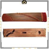 Hand Carved 21-String Guzheng Chinese Zither Instrument Harp Koto Wooden 21-String Concert Grade Old Paulownia W/ Carrying Bag