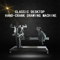 AOOKMIYA Hand-cranked Badminton Racket Tennis Racket Dual-purpose Black Classic Desktop Racket Stringing Machine with Tools SJ