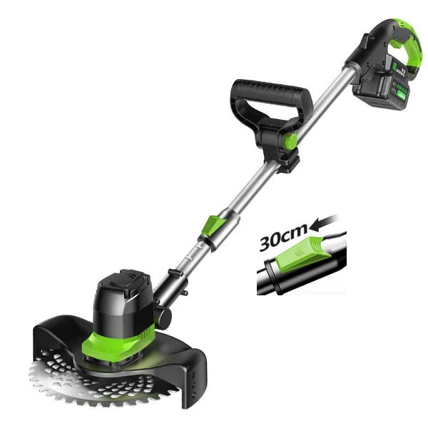 Handheld Cordless Grass Trimmer, cortador de grama elétrico, ângulo de comprimento ajustável, poda telescópica, máquina cortador de escova