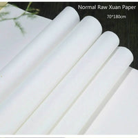 Handmade Sandalwood Bark Half Ripe Xuan Paper Calligraphy Practice Xuan Paper 100sheets Adult Chinese Painting Raw Xuan Paper