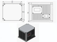 UNIVO UBFS-AY Precision Inertial Navigation System with Fiber Optic Gyroscope Sensors & North-Seeking Capability RS422  0.06°