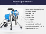 AOOKMIYA High-Pressure 2800W/3500W Airless Spraying Machine Professional Airless Spray Gun Airless Paint Sprayer 395&495 Painting Machine