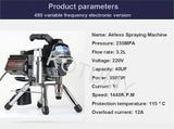 AOOKMIYA High-Pressure 2800W/3500W Airless Spraying Machine Professional Airless Spray Gun Airless Paint Sprayer 395&495 Painting Machine