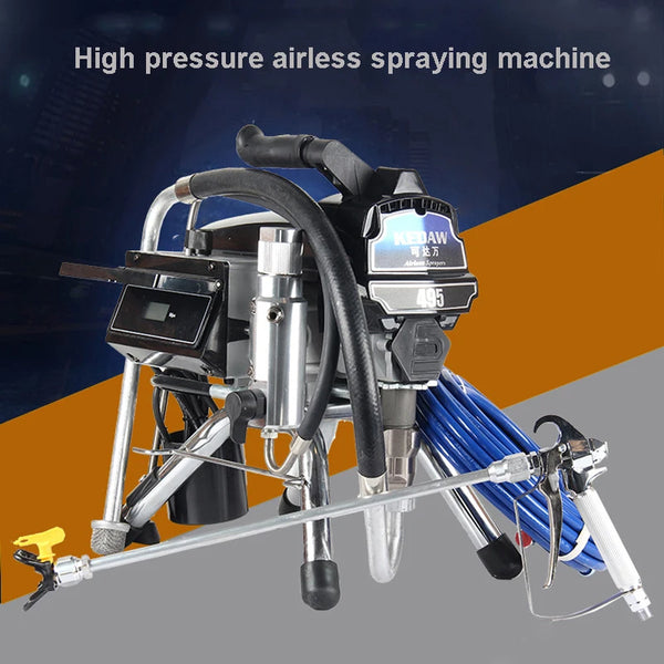 AOOKMIYA High-Pressure 2800W/3500W Airless Spraying Machine Professional Airless Spray Gun Airless Paint Sprayer 395&495 Painting Machine