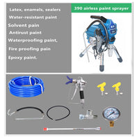 AOOKMIYA High Pressure New 110V 2000W Piston Rod Spraying Machine Spray Gun Electric Airless Paint Sprayer 390 Wall Oil Painting  Tool