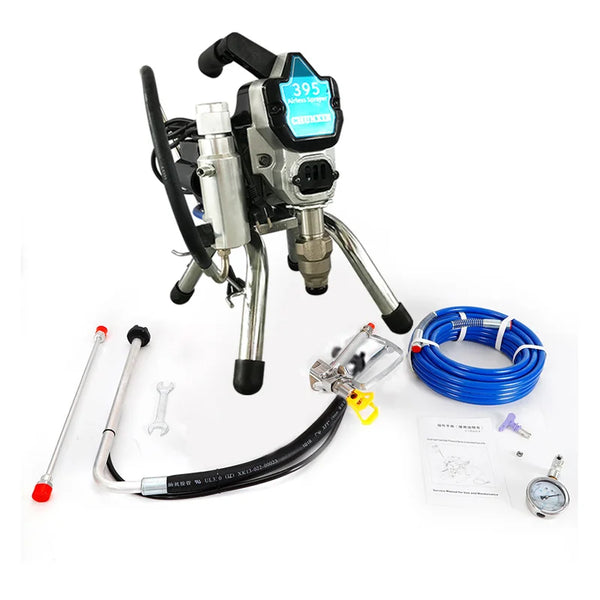 AOOKMIYA High Pressure Spray Paint Machine Airless Paint Sprayer Machine 395 Model 1500W