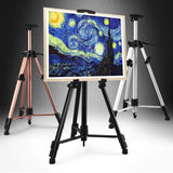 AOOKMIYA High Quality Adjustable Tripod Painting Easel Stand Aluminium Alloy Canvas Paint Holder Display Art Supplies for Painting