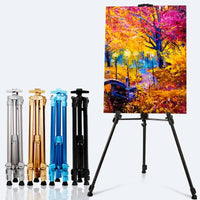 AOOKMIYA High Quality Adjustable Tripod Painting Easel Stand Aluminium Alloy Canvas Paint Holder Display Art Supplies for Painting