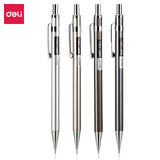 High Quality Deli Mechanical Pencil Full Metal 0.5MM/0.7MM For Professional Painting And Writing School Supplies Stationery Pens