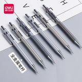 High Quality Deli Mechanical Pencil Full Metal 0.5MM/0.7MM For Professional Painting And Writing School Supplies Stationery Pens