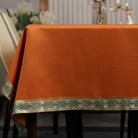 High quality modern minimalist hotel rectangular high-end waterproof dining table tablecloth