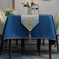 High quality modern minimalist hotel rectangular high-end waterproof dining table tablecloth