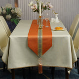 High quality modern minimalist hotel rectangular high-end waterproof dining table tablecloth