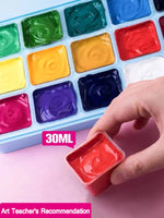 Himi Gouache Paint 56 Colors Miya Jelly Gouache Paint Set 18/24 Colors Non-toxic Safe Washable Gouache Paintings For Children