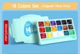 Himi Gouache Paint 56 Colors Miya Jelly Gouache Paint Set 18/24 Colors Non-toxic Safe Washable Gouache Paintings For Children