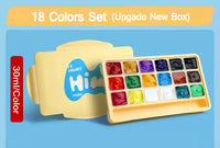 Himi Gouache Paint 56 Colors Miya Jelly Gouache Paint Set 18/24 Colors Non-toxic Safe Washable Gouache Paintings For Children