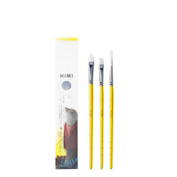 Himi conjunto de pincéis de guache 3 pcs, conjunto para aquarela de óleo acrílico, face & corpo, pintura de guache, presente agradável, arte passador, crianças & adultos