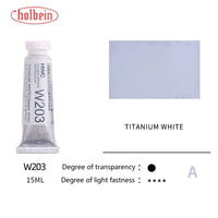 Holbein Artists' Transparent Aquarela Tinta, Tubos Aquarela, Art Aquarela, Pigmento Profissional, Suprimentos de Desenho, 15ml, 0.5oz