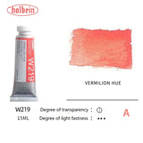 Holbein Artists' Transparent Aquarela Tinta, Tubos Aquarela, Art Aquarela, Pigmento Profissional, Suprimentos de Desenho, 15ml, 0.5oz